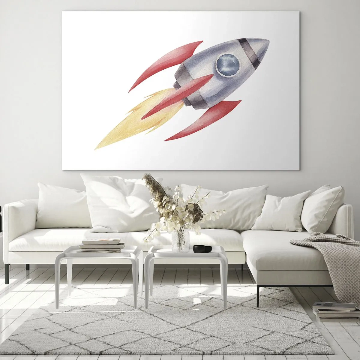 Billede på glas - Højere, hurtigere, længere - 120x80 cm