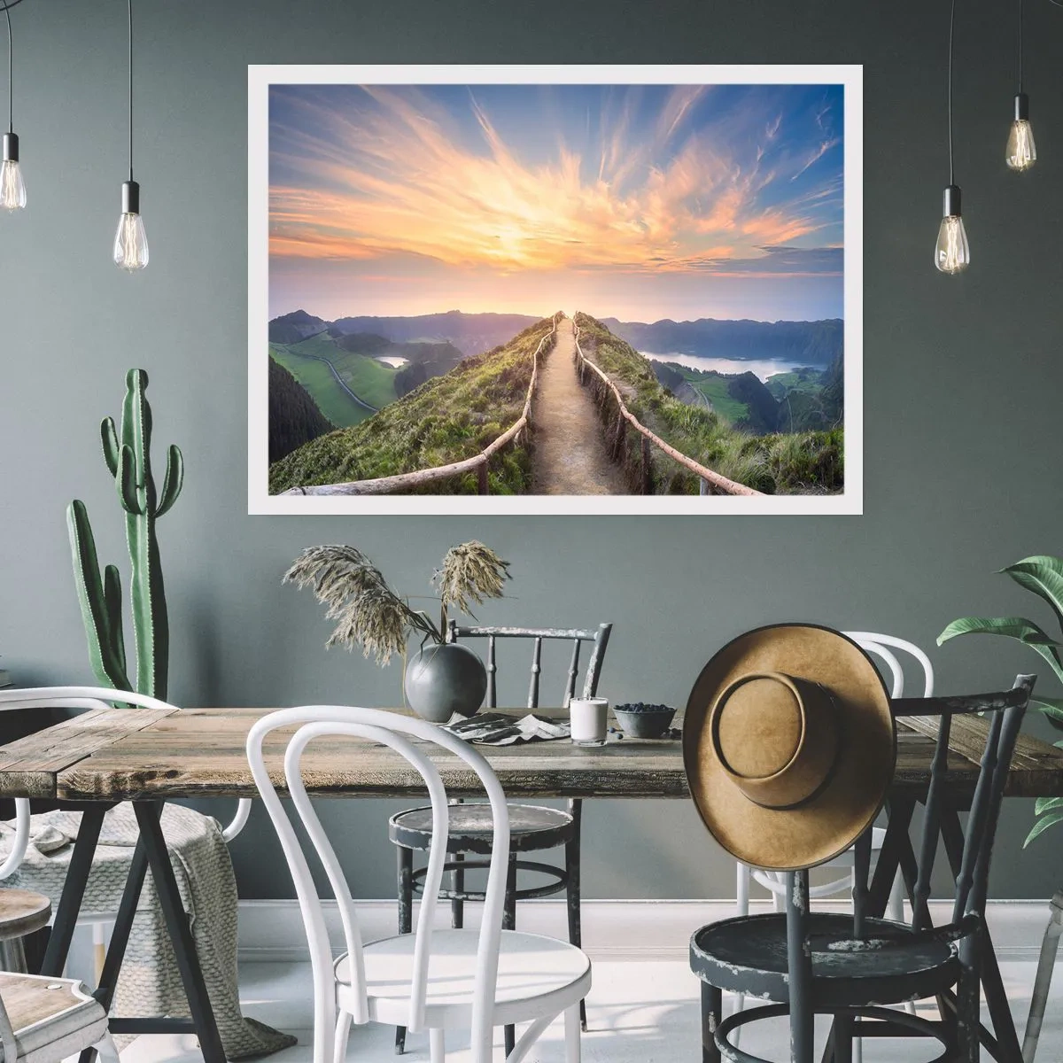 Plakat - Tæt på himlen - 70x50 cm