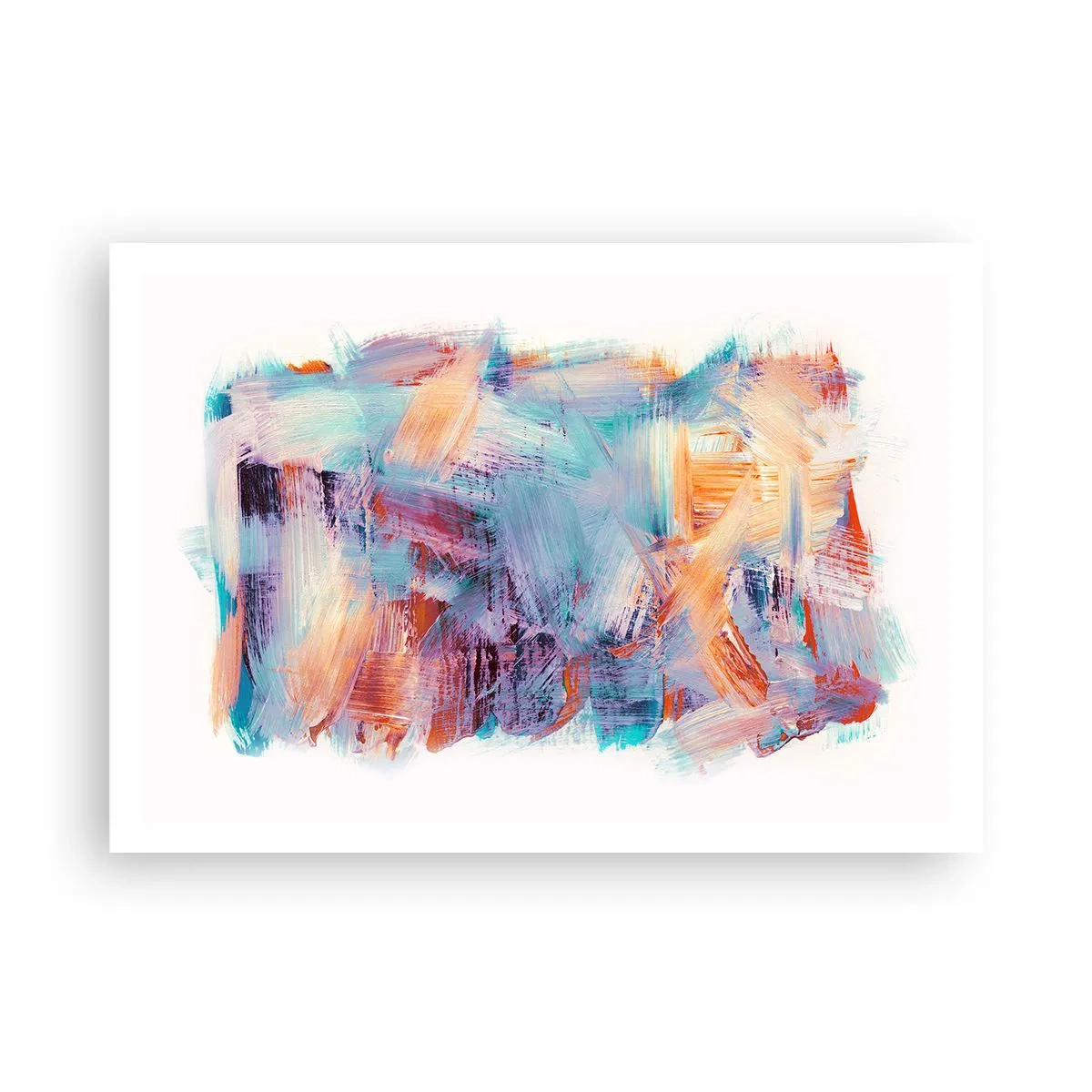 Plakat - Farverigt rod - 100x70 cm