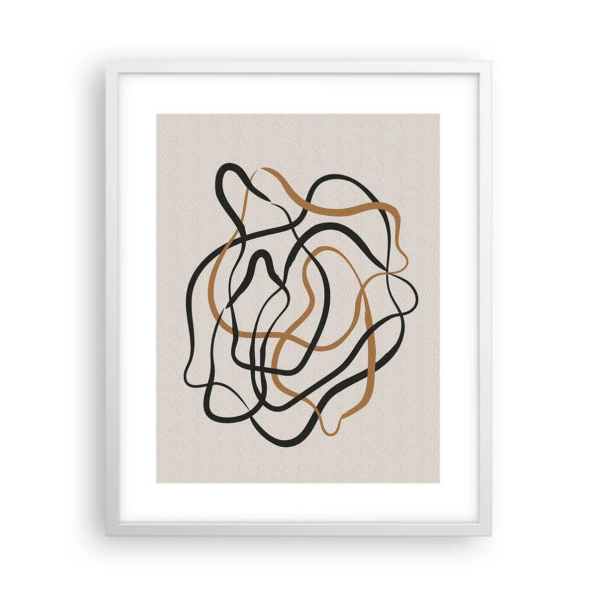 Plakat i hvid ramme - Alt er gået galt - 40x50 cm