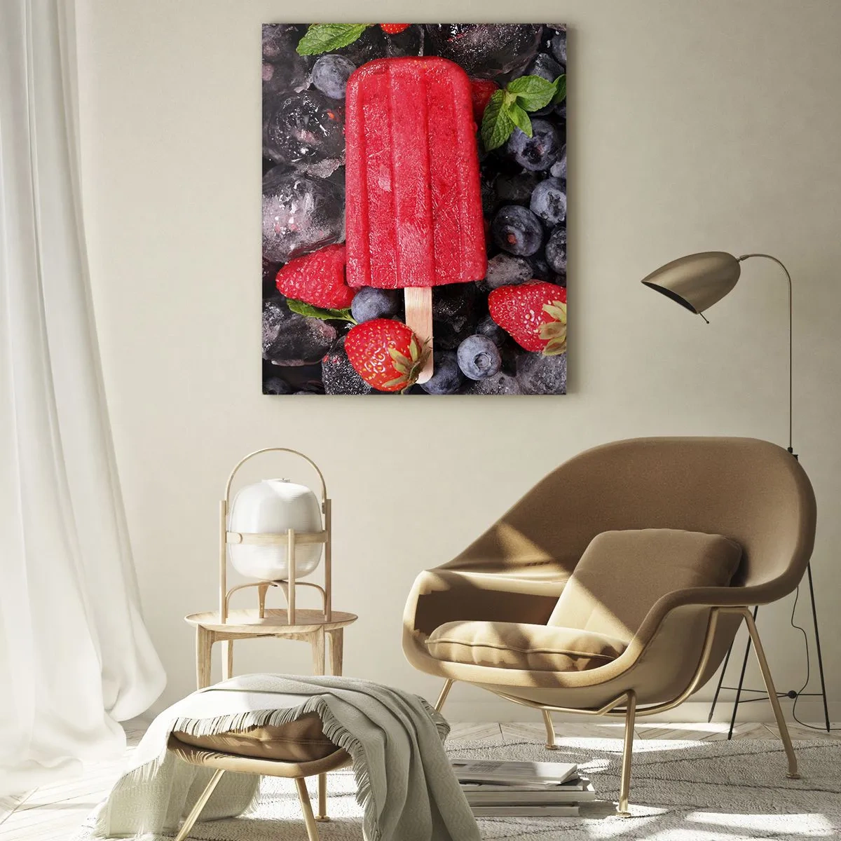 Billede på glas - En smag af varm sommer - 50x70 cm