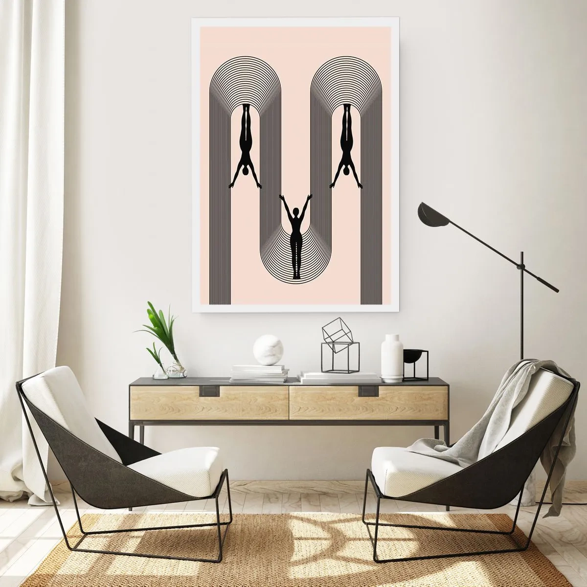 Plakat - På hovedet nedad - 40x50 cm
