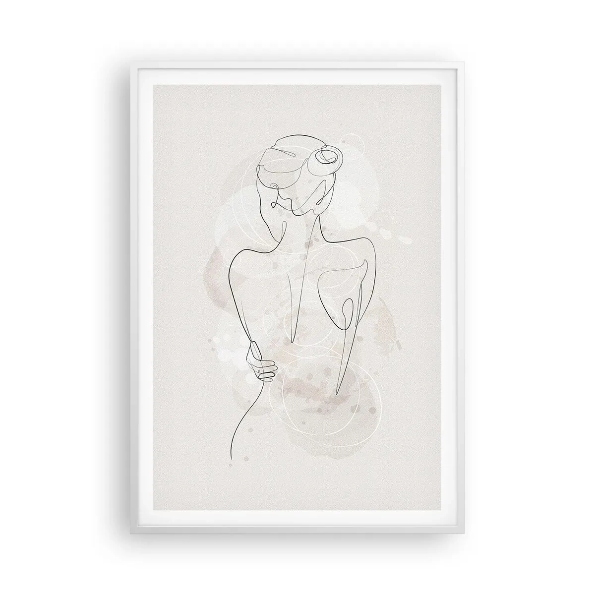 Plakat i hvid ramme - Som et følsomt instrument - 70x100 cm