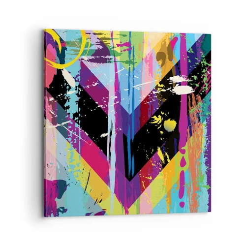 Lærredstryk - Billede på lærred - Fra top til bund - 70x70 cm