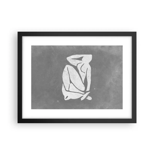 Plakat i sort ramme - I drømmerier - 40x30 cm