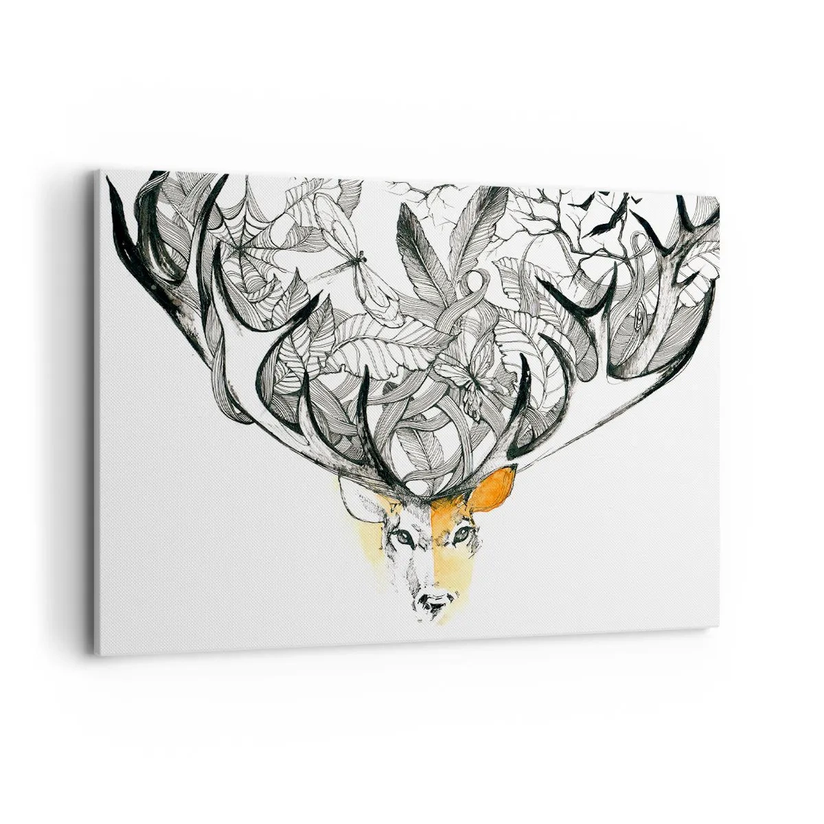 Lærredstryk - Billede på lærred - Horn af overflod - 100x70 cm