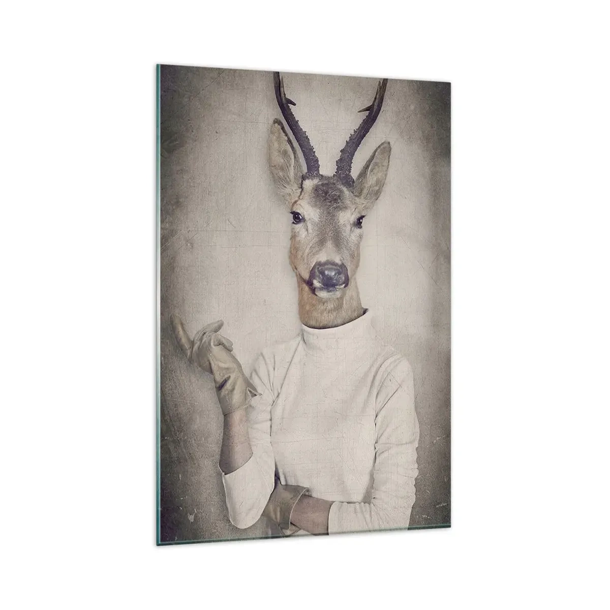 Billede på glas - Lad gestikulationerne tale - 80x120 cm