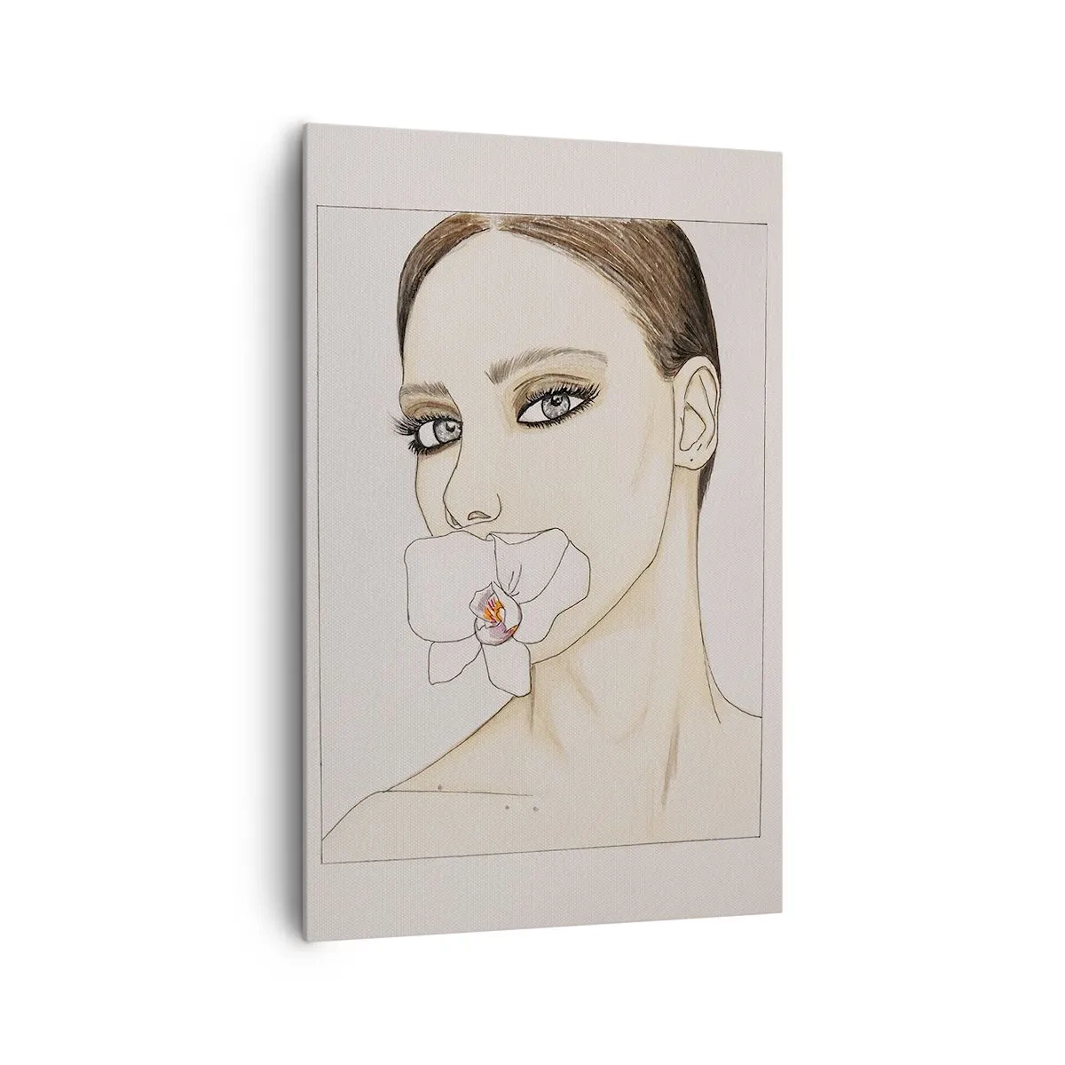 Lærredstryk - Billede på lærred - Et symbol på elegance og skønhed - 80x120 cm