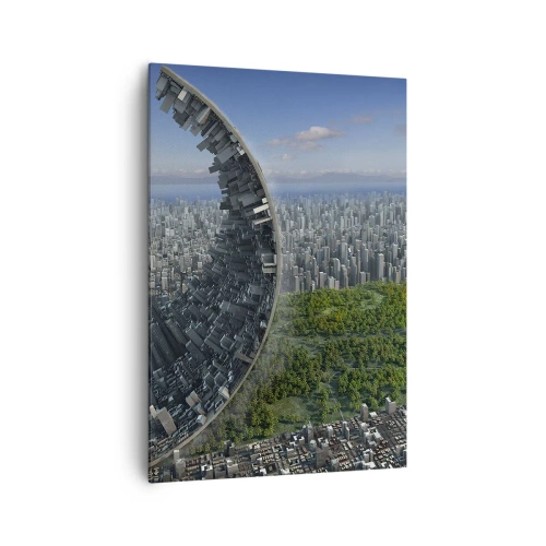 Lærredstryk - Billede på lærred - Naturen er evig - 70x100 cm