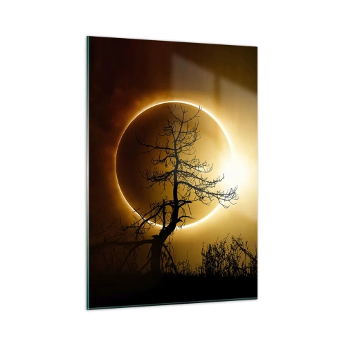 Billede på glas - Total formørkelse - 50x70 cm