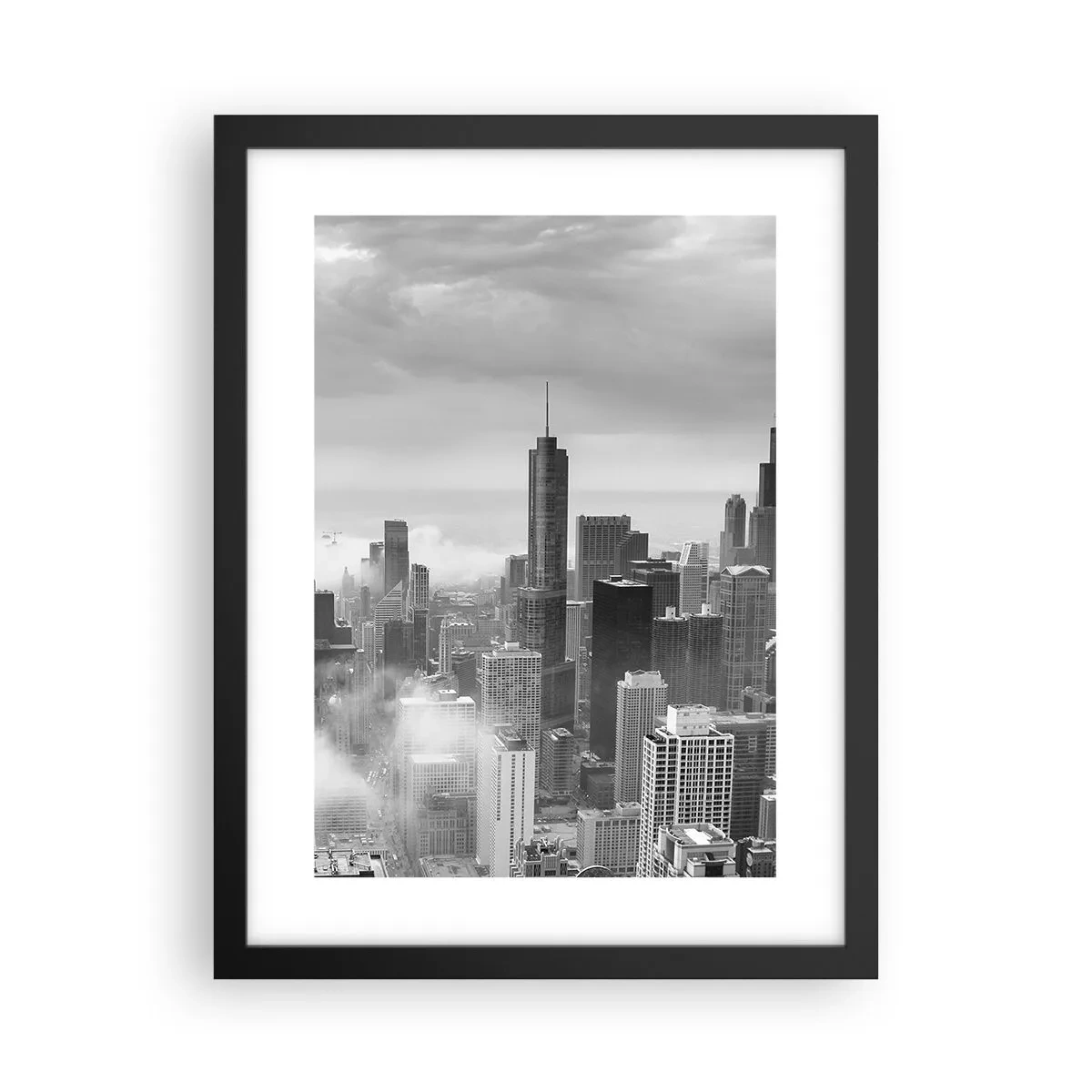 Plakat i sort ramme - Amerikansk landskab - 30x40 cm