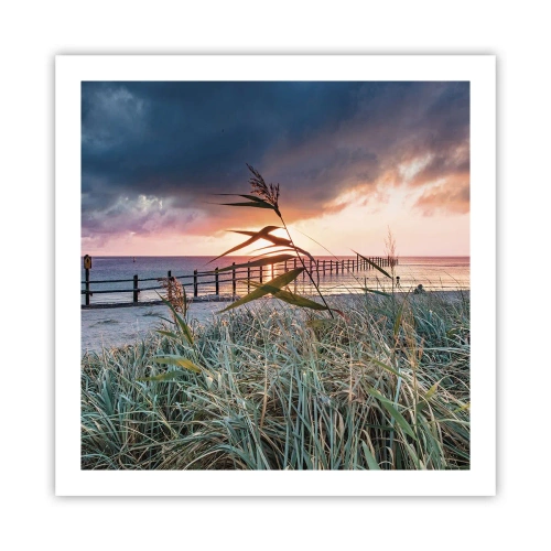 Plakat - Ikke passerer med vinden - 60x60 cm