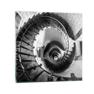 Billede på glas - Højt og højere - 60x60 cm