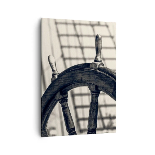 Lærredstryk - Billede på lærred - Historier om havet - 50x70 cm