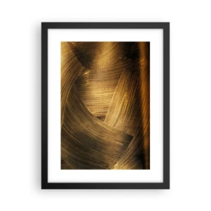 Plakat i sort ramme - I den gyldne labyrint - 30x40 cm