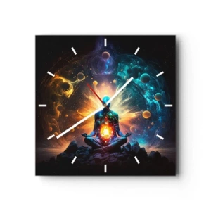 Vægur, Uret - Kosmisk ro - 30x30 cm