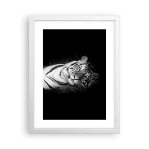 Plakat i hvid ramme - Vildskab og fred - 30x40 cm