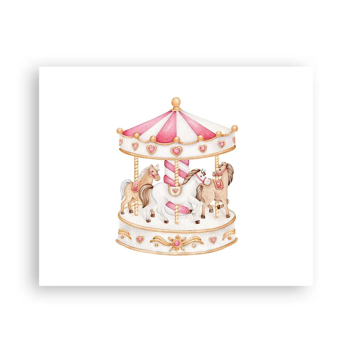 Plakat - Barndommens søde verden - 50x40 cm