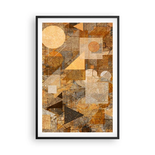 Plakat i sort ramme - Kubistisk bronzeundersøgelse - 61x91 cm