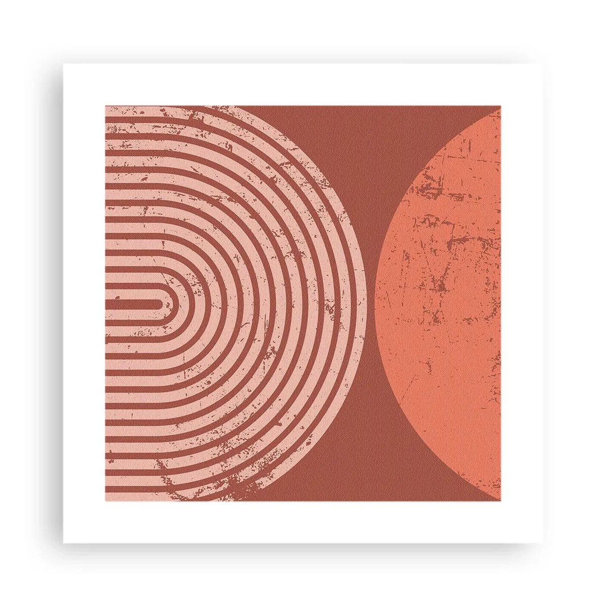 Plakat - Tæt forhold - 40x40 cm