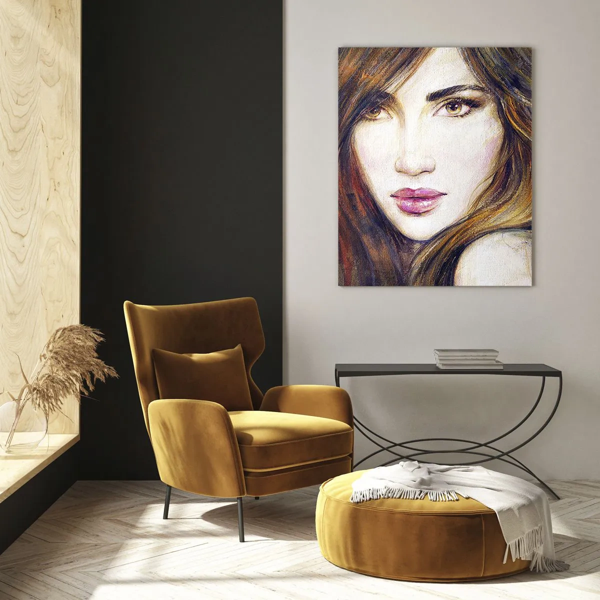 Billede på glas - En øre for dine tanker - 50x70 cm