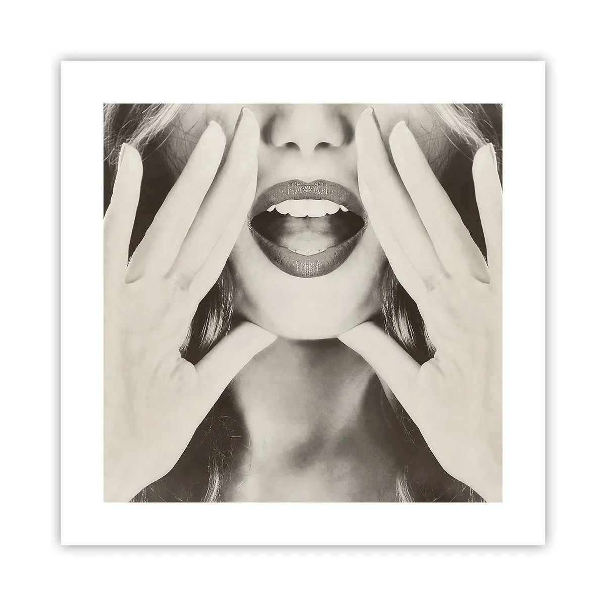 Plakat - Jeg er på vej! - 40x40 cm