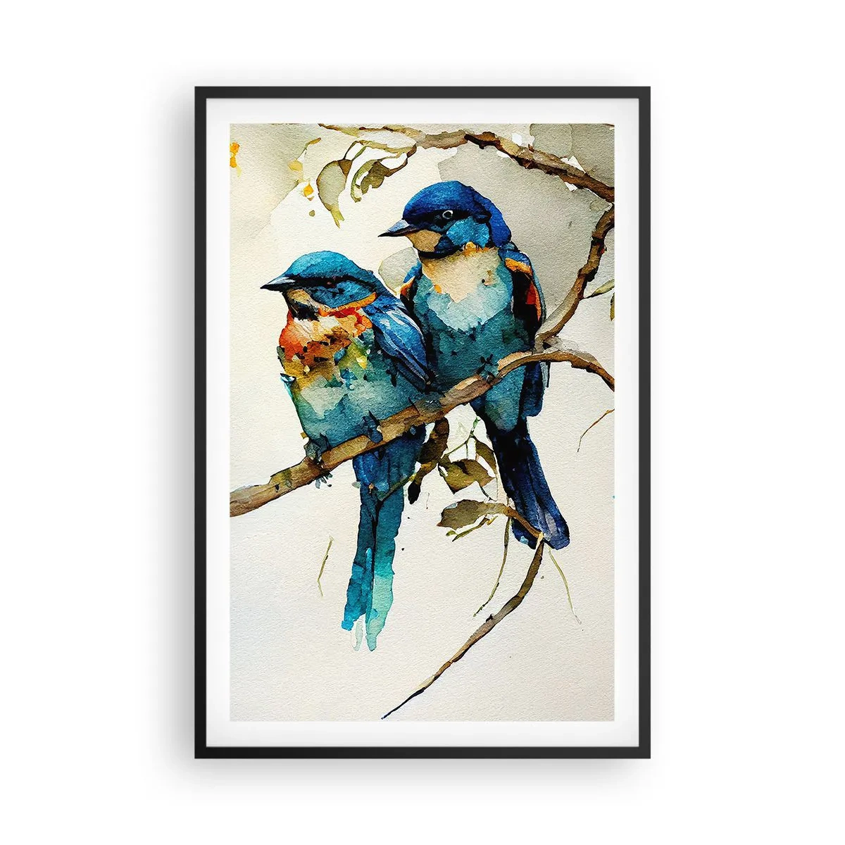 Plakat i sort ramme - Er han fornærmet? - 61x91 cm