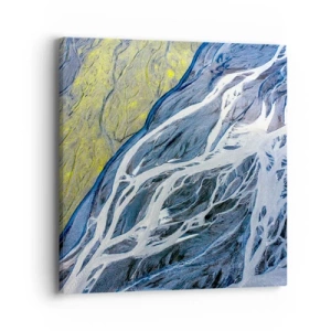 Lærredstryk - Billede på lærred - Naturens hulemalerier - 40x40 cm