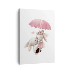 Lærredstryk - Billede på lærred - Det er kærlighed - 50x70 cm