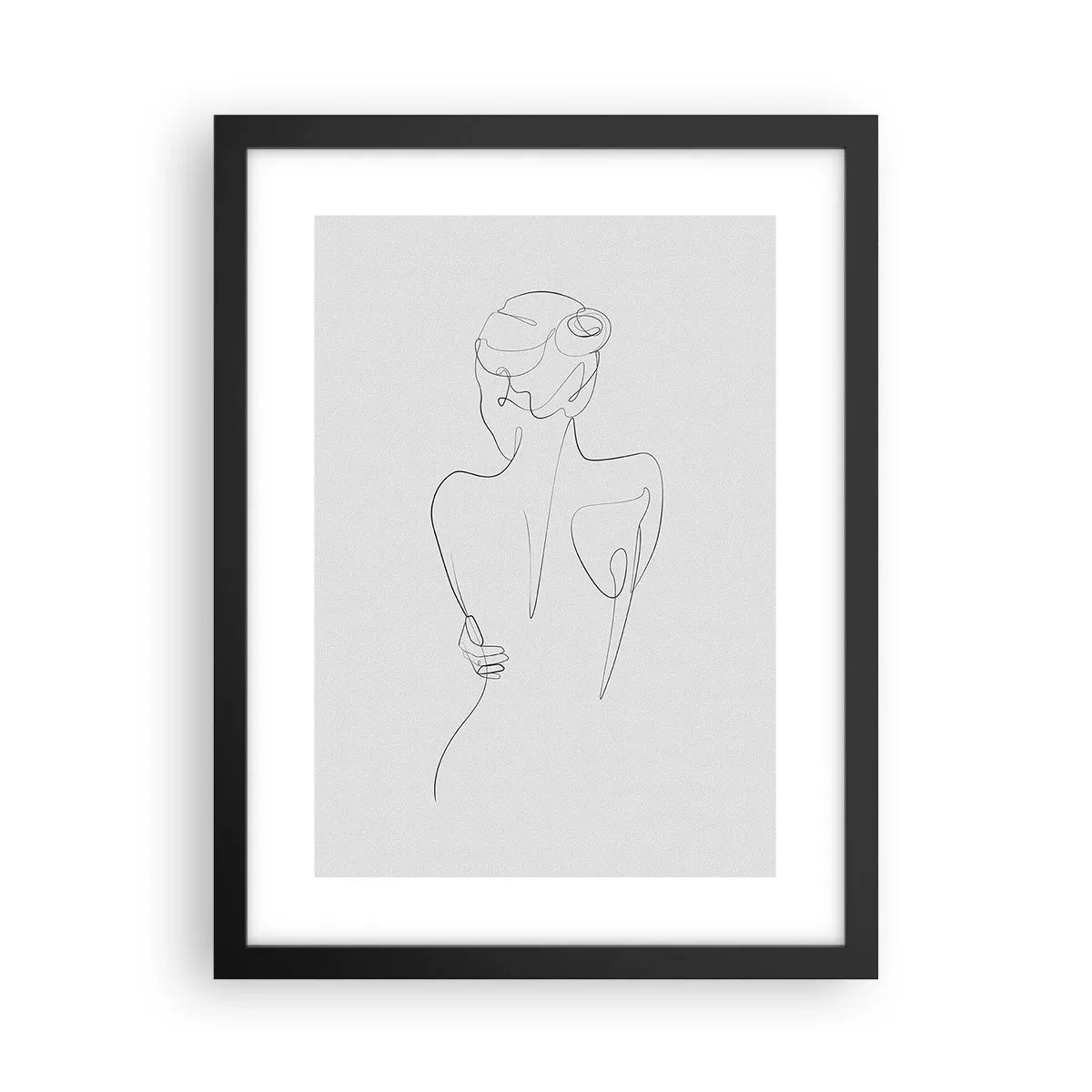 Plakat i sort ramme - Kroppens musik - 30x40 cm