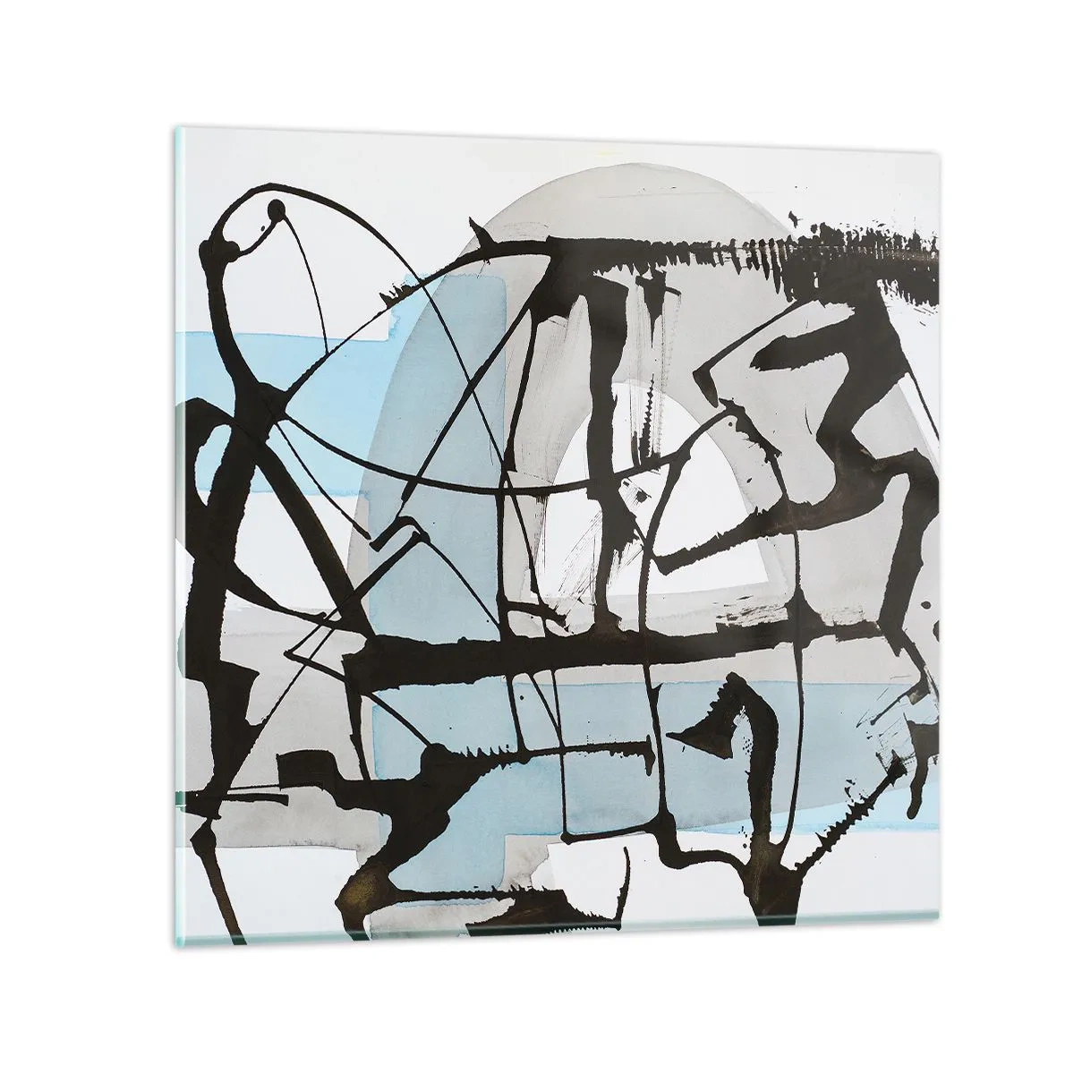 Billede på glas - Ikke desto mindre blå - 50x50 cm