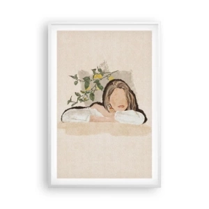 Plakat i hvid ramme - Sydstaternes skønhed - 61x91 cm