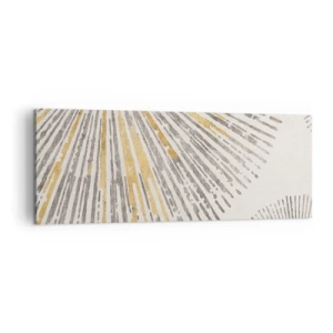 Lærredstryk - Billede på lærred - Skønheden i en rokke - 140x50 cm