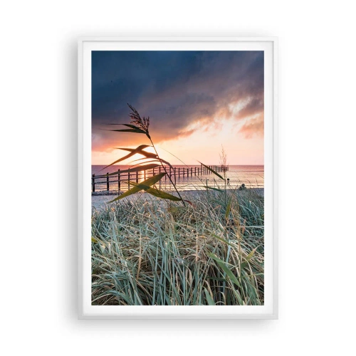 Plakat i hvid ramme - Ikke passerer med vinden - 70x100 cm