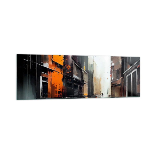 Billede på glas - Regnfuld dag - 160x50 cm