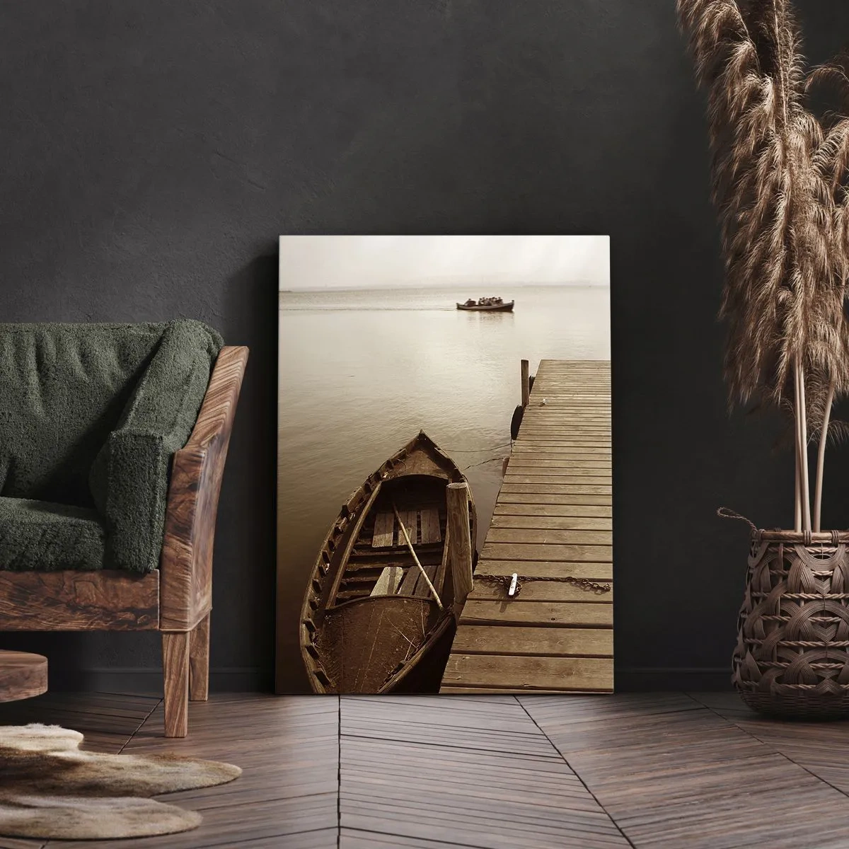 Lærredstryk - Billede på lærred - Stor fred - 50x70 cm