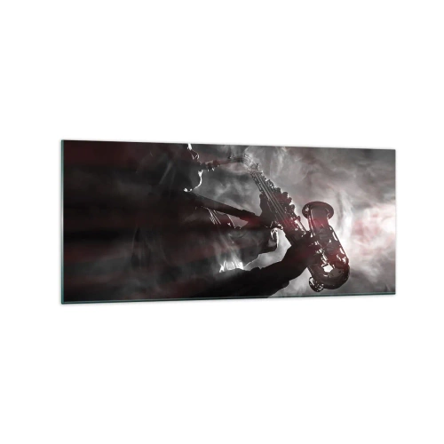 Billede på glas - I jazzens dampe - 120x50 cm