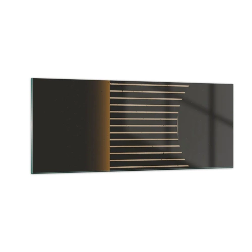 Billede på glas - Udforsk mørket - 100x40 cm