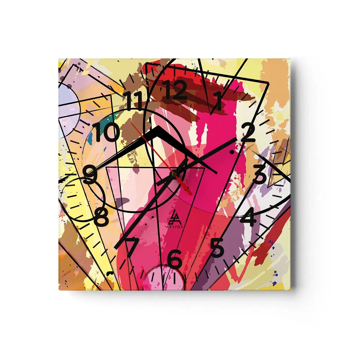 Vægur, Uret - Eksplosion - 30x30 cm