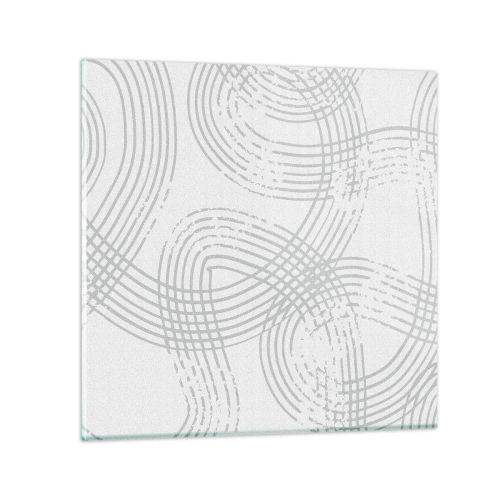 Billede på glas - Der er ingen lige vej - 30x30 cm