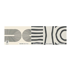 Prøve Fototapet Premium Canvas - Kommer snart... - Abstraktion, Grafik, Stykke - 100x30 cm