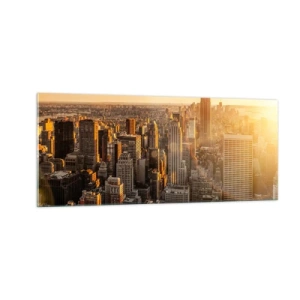 Billede på glas - At vokse i solen - 100x40 cm