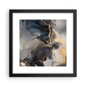 Plakat i sort ramme - Livet af sten - 30x30 cm