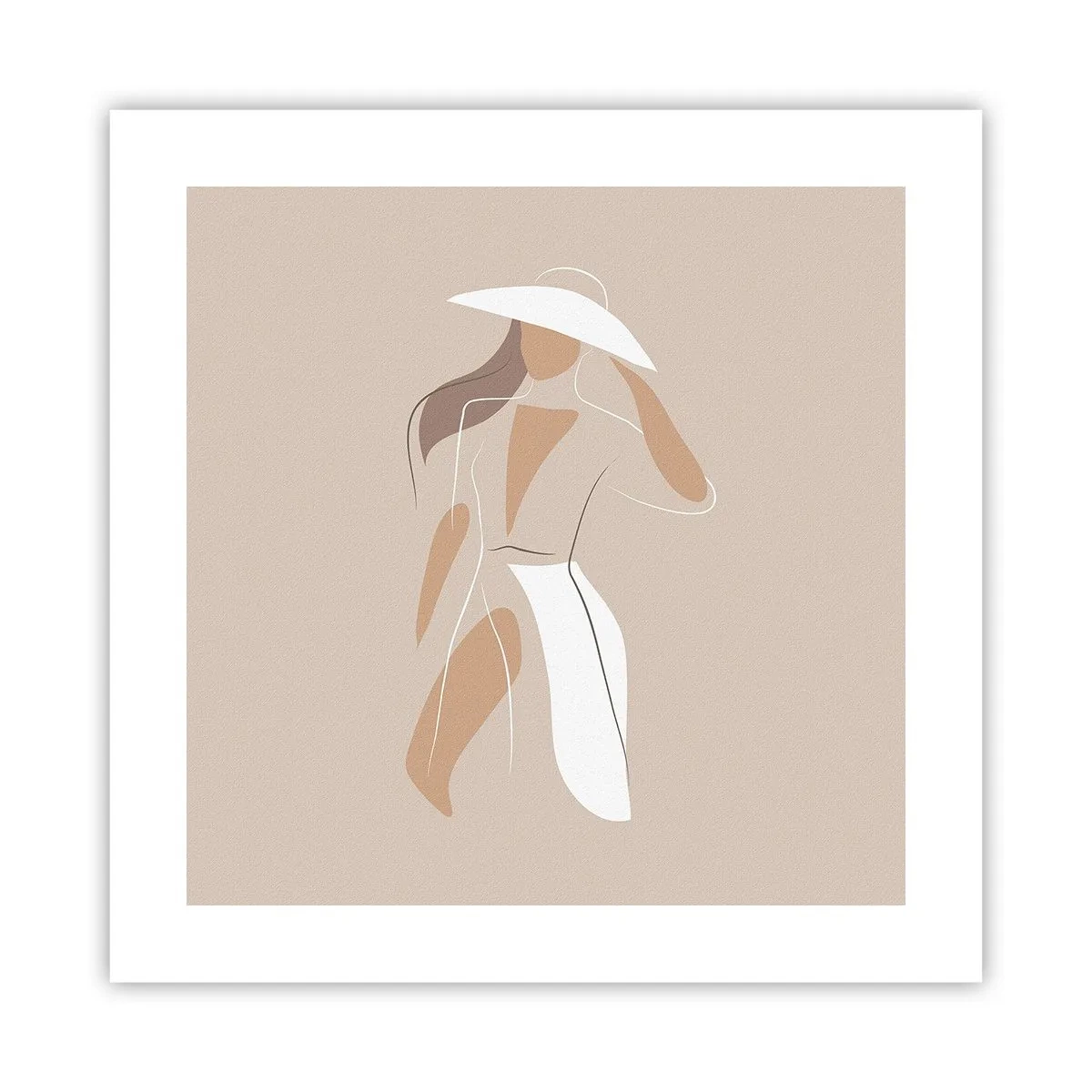 Plakat - Mode er sjovt - 40x40 cm