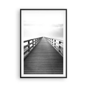 Plakat i sort ramme - Ind i det fjerne… - 61x91 cm
