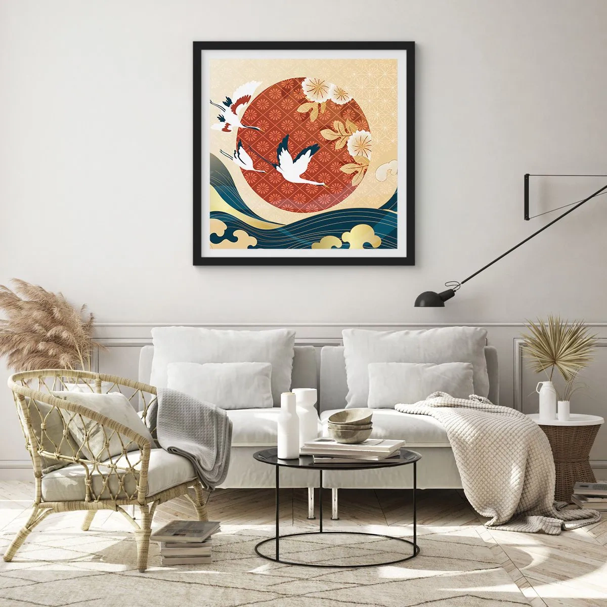 Plakat i sort ramme - Kompatibel manglende overensstemmelse - 50x50 cm