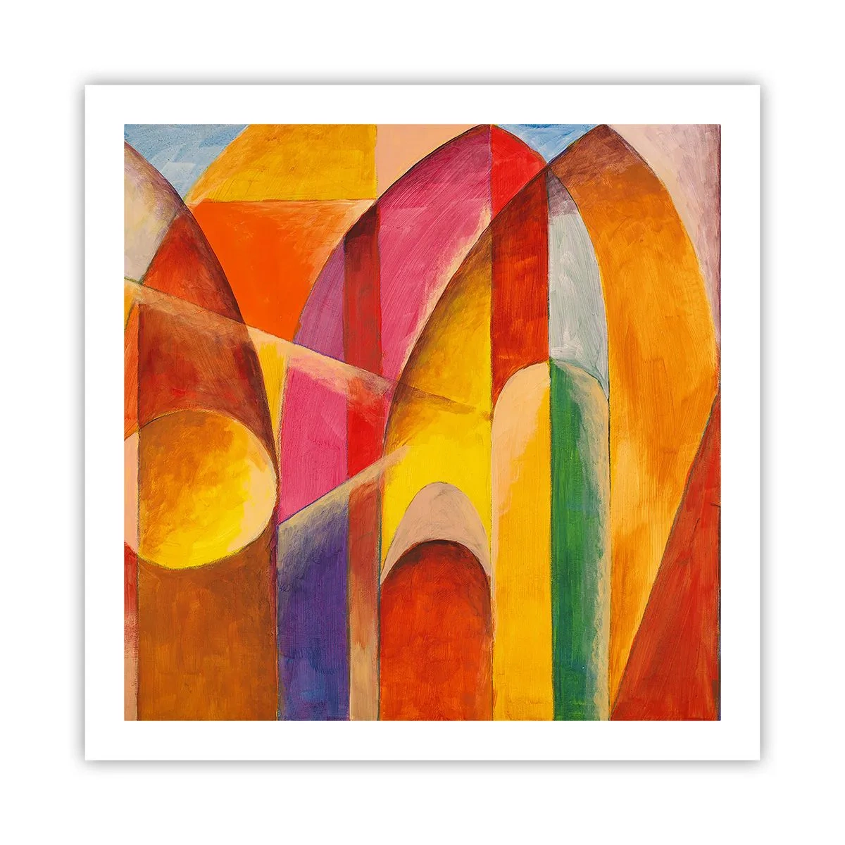 Plakat - Solens katedral - 60x60 cm