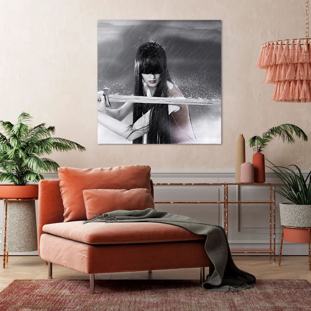 Lærredstryk - Billede på lærred - Smuk og farlig - 60x60 cm