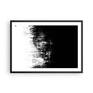 Plakat i sort ramme - Og vinderen er... - 70x50 cm
