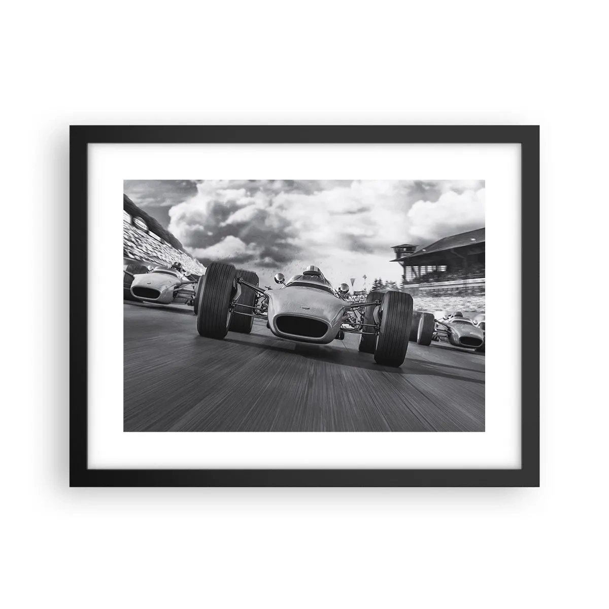 Plakat i sort ramme - Der er kraft! - 40x30 cm